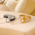 Spanner design Mechanic Engineer Unique design adjustable ring stainless steel tarnish free