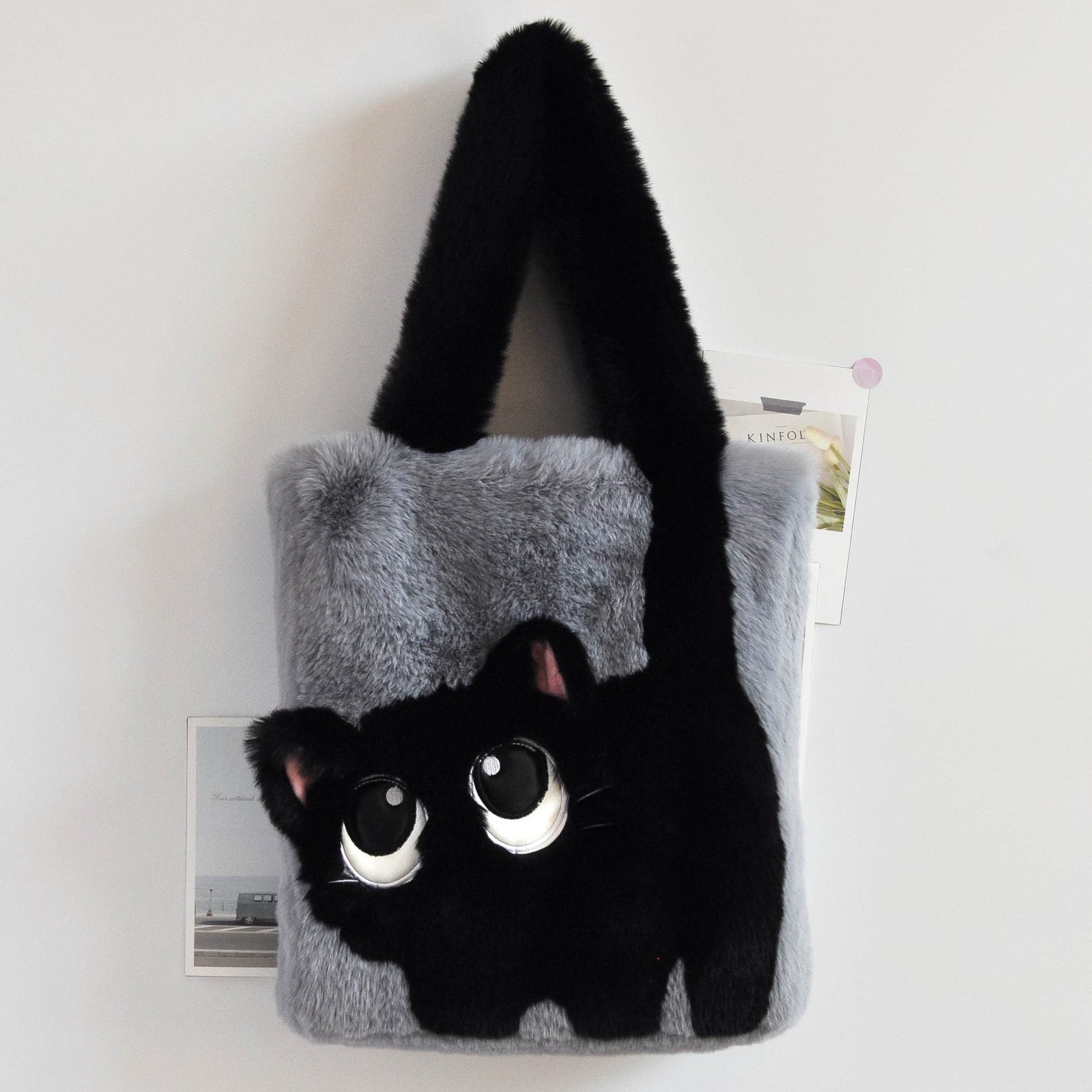 Cat high quality fluffy carrying bag 57*30cm