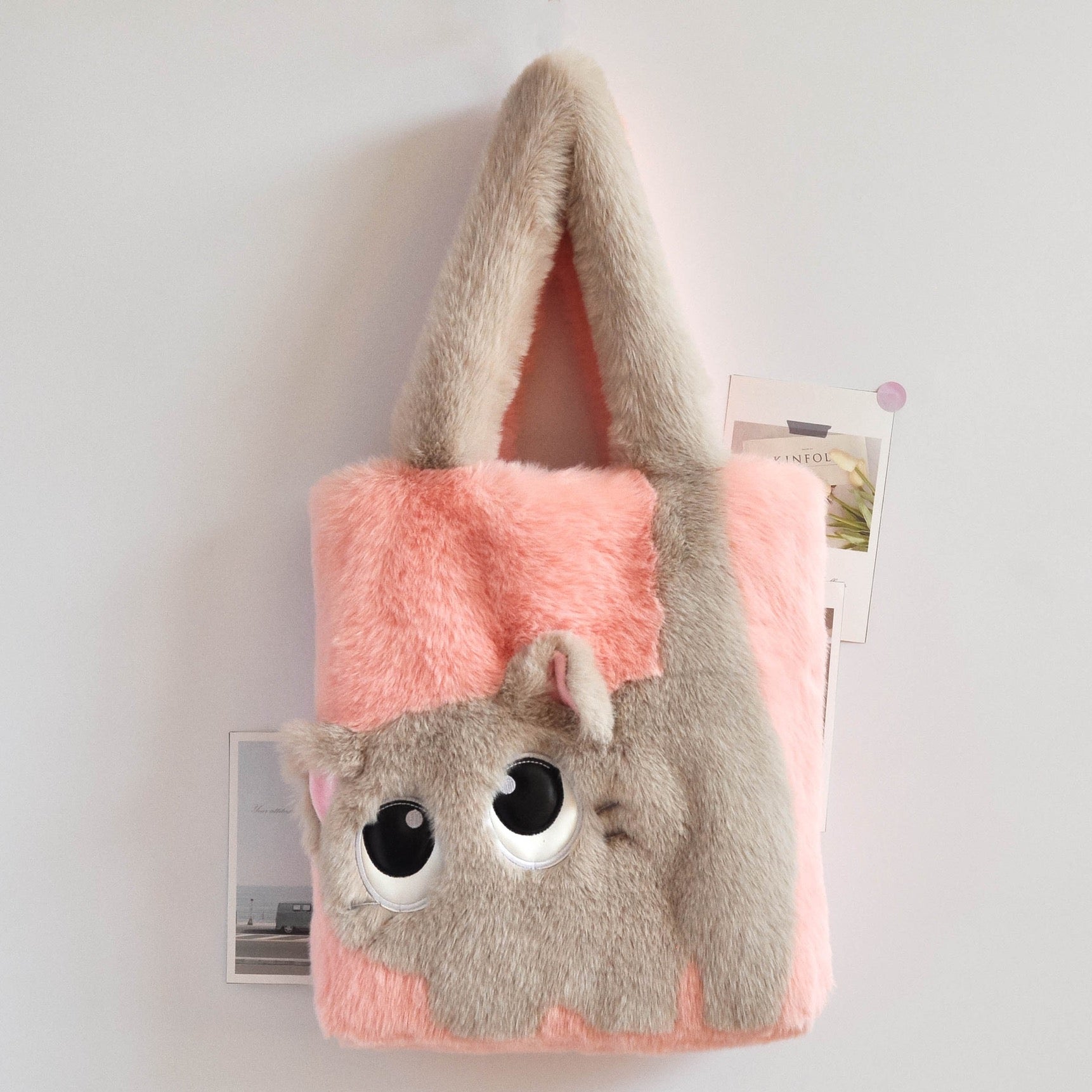 Cat high quality fluffy carrying bag 57*30cm