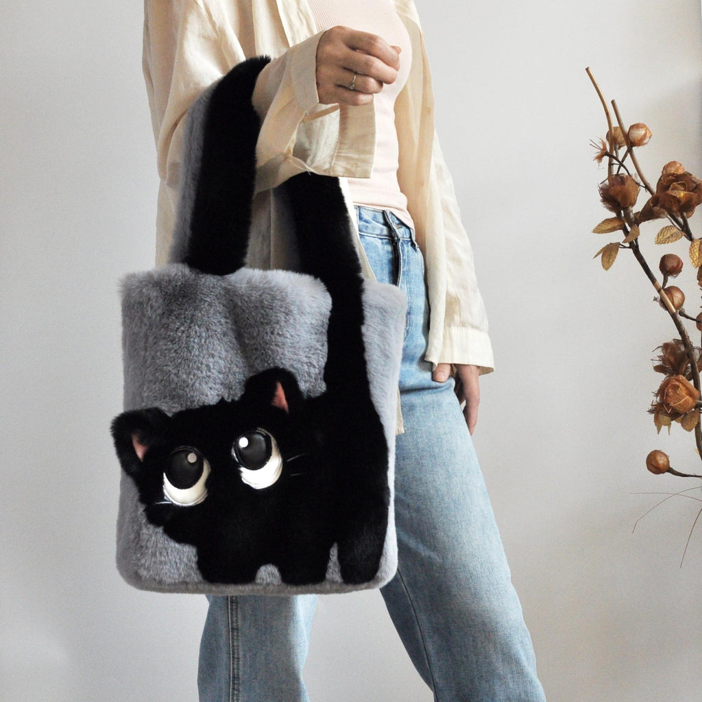 Cat high quality fluffy carrying bag 57*30cm