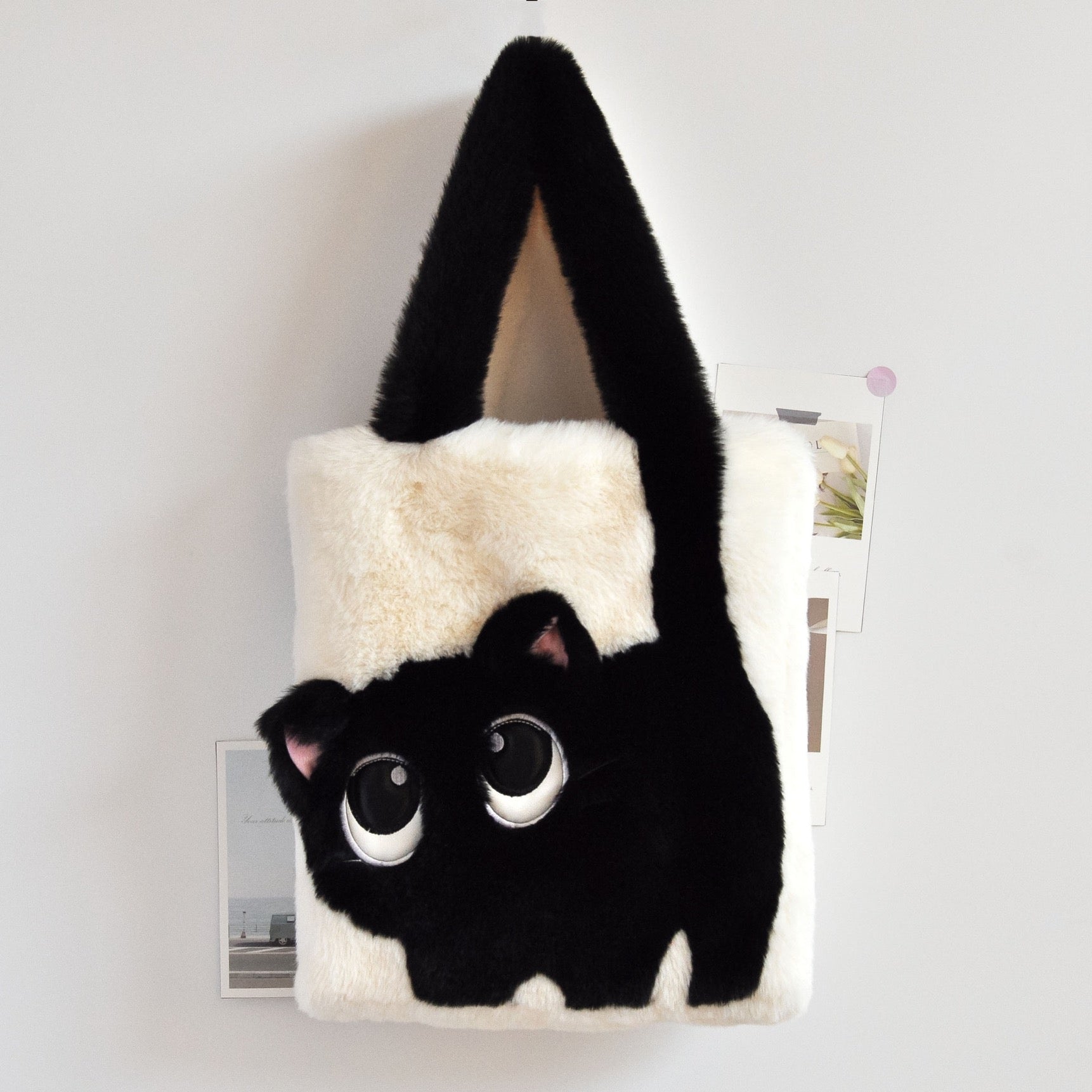 Cat high quality fluffy carrying bag 57*30cm